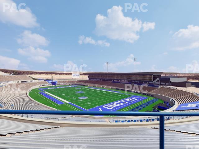 Falcon Stadium - Section M 2 Seat View