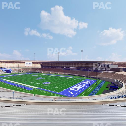 Falcon Stadium - Section M 3 Seat View