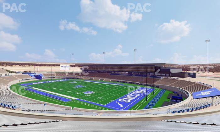 Falcon Stadium - Section M 3 Seat View