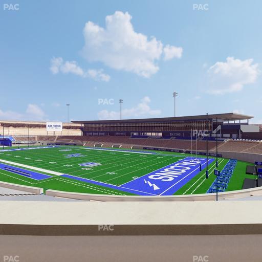 Falcon Stadium - Section M 3 Seat View