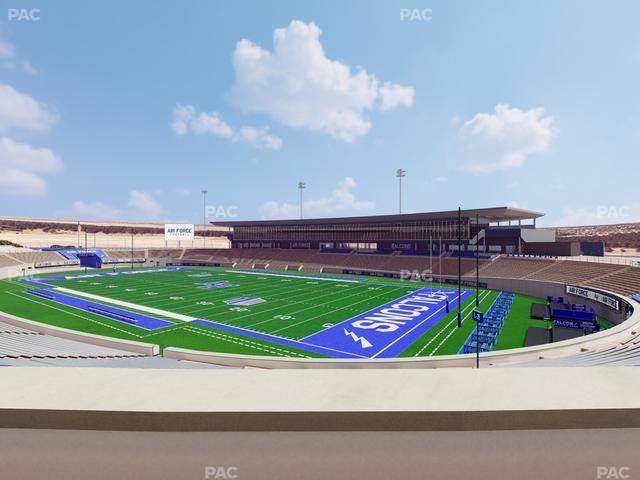 Falcon Stadium - Section M 3 Seat View