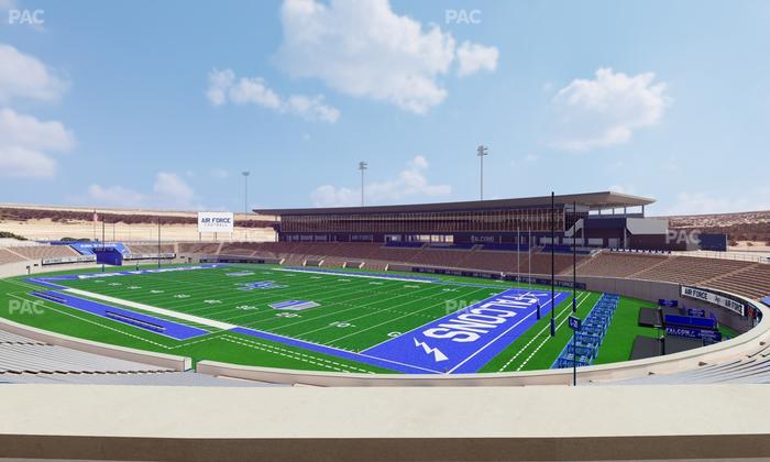Falcon Stadium - Section M 3 Seat View
