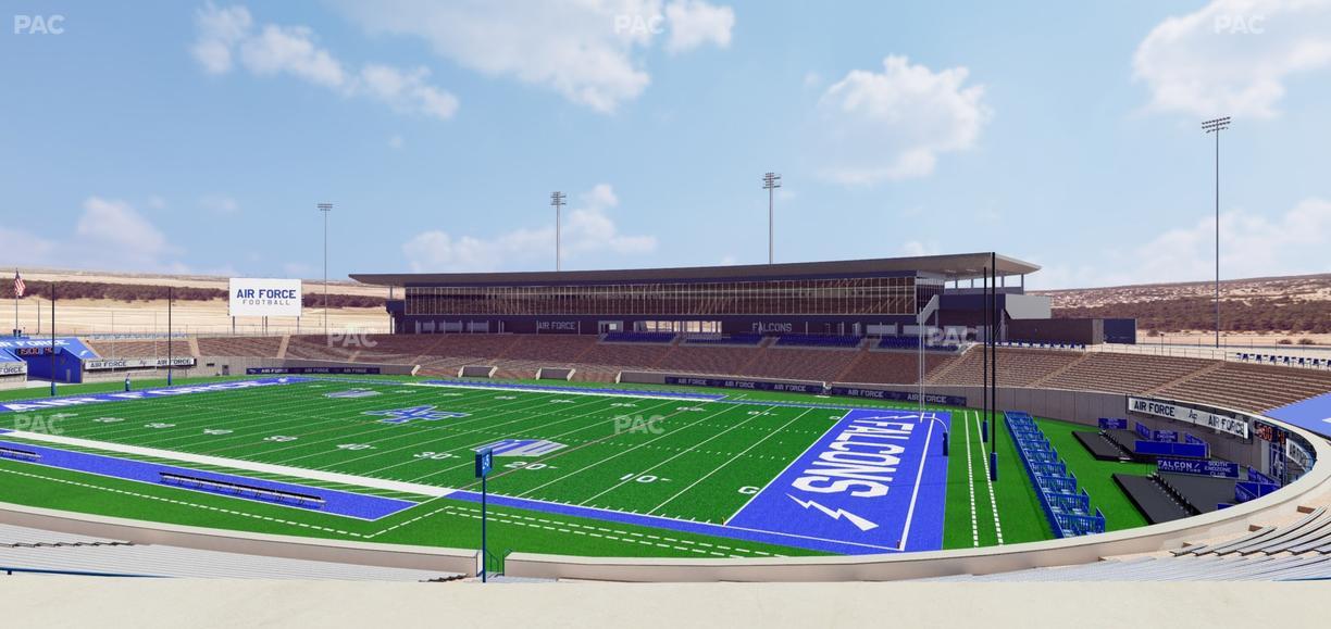 Falcon Stadium - Section M 4 Seat View