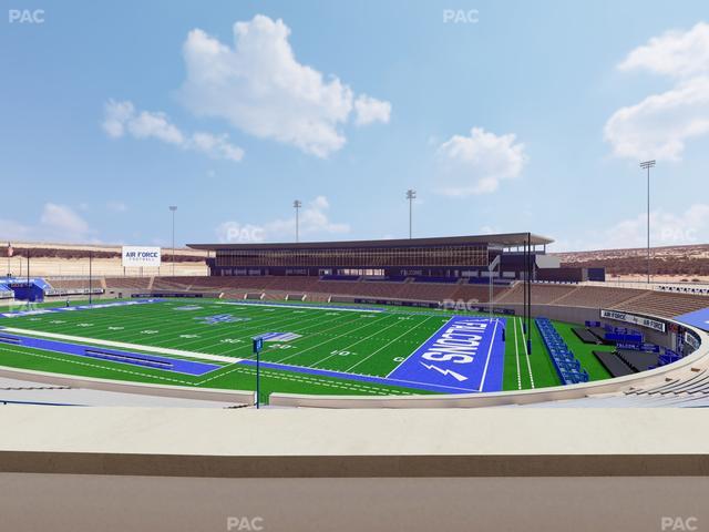Falcon Stadium - Section M 4 Seat View