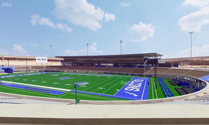 Falcon Stadium - Section M 4 Seat View