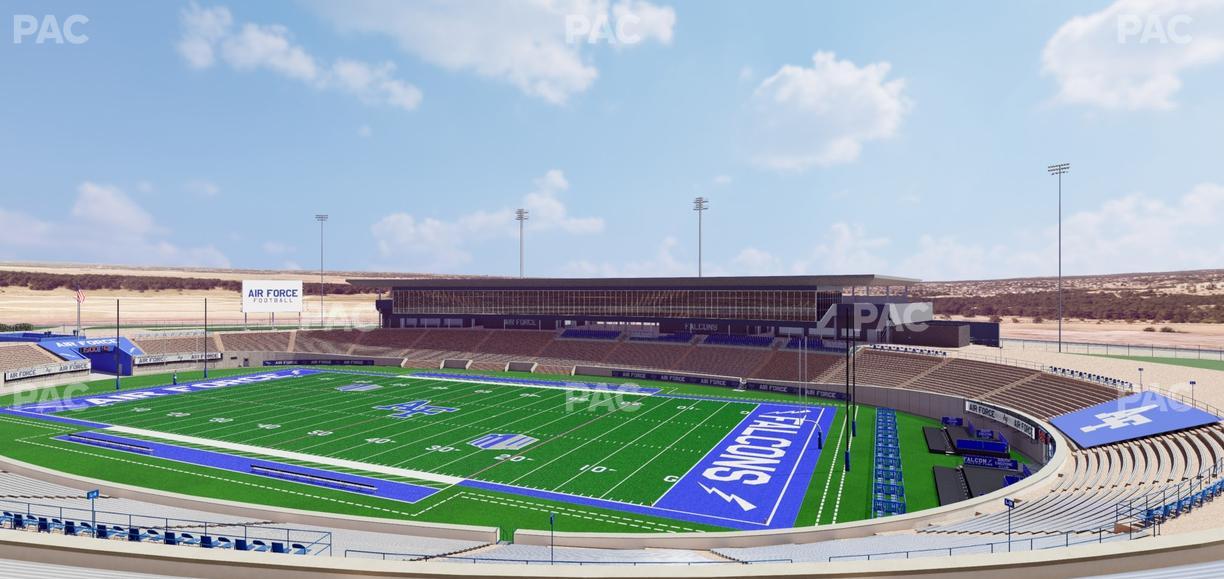 Falcon Stadium - Section M 4 Seat View