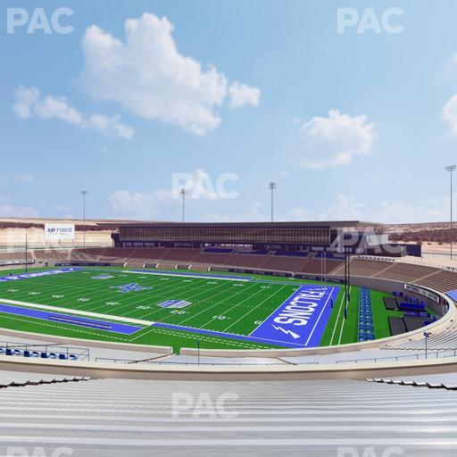 Falcon Stadium - Section M 4 Seat View