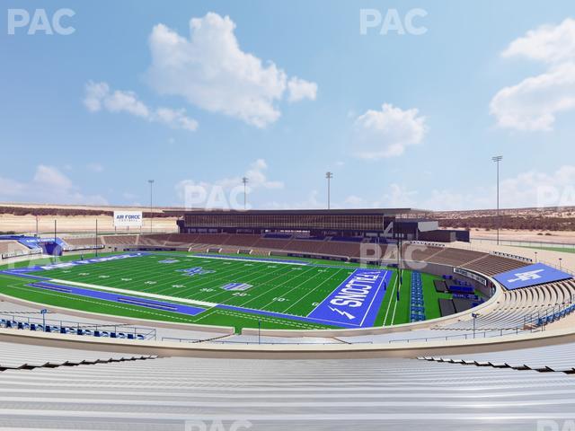 Falcon Stadium - Section M 4 Seat View
