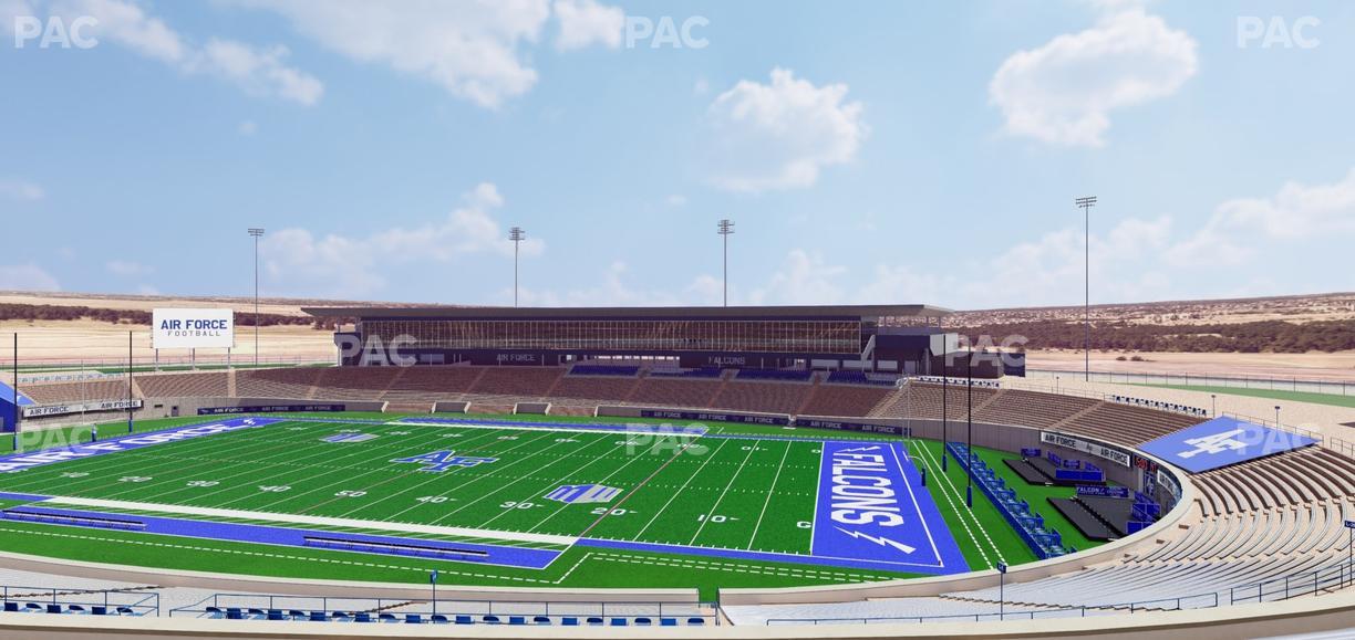 Falcon Stadium - Section M 5 Seat View