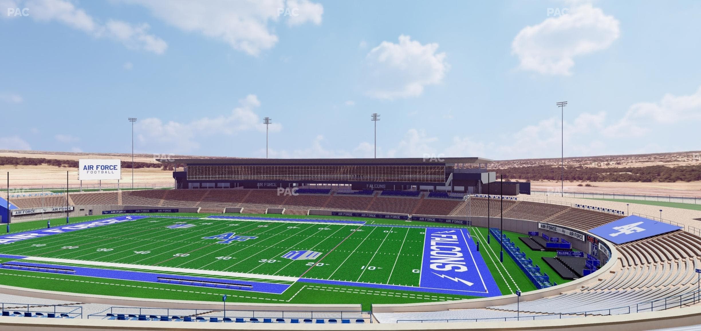 Falcon Stadium - Section M 5 Seat View