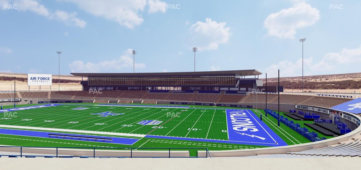Falcon Stadium - Section M 5 Seat View