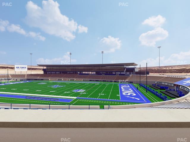 Falcon Stadium - Section M 5 Seat View