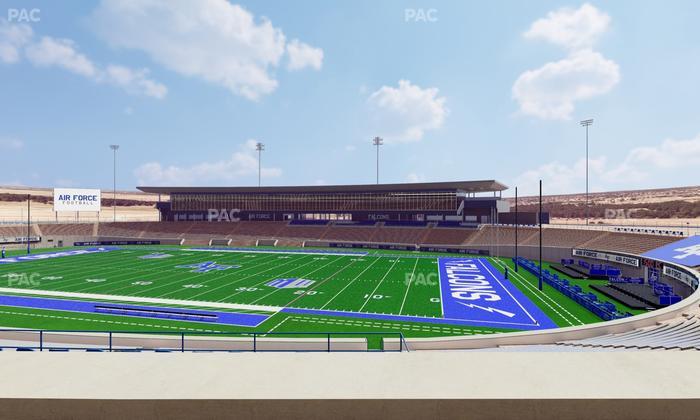 Falcon Stadium - Section M 5 Seat View