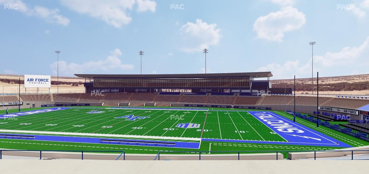 Falcon Stadium - Section M 6 Seat View