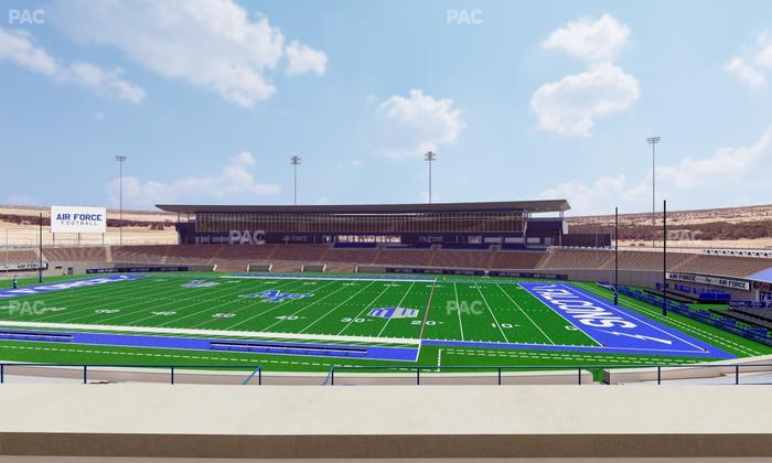 Falcon Stadium - Section M 6 Seat View
