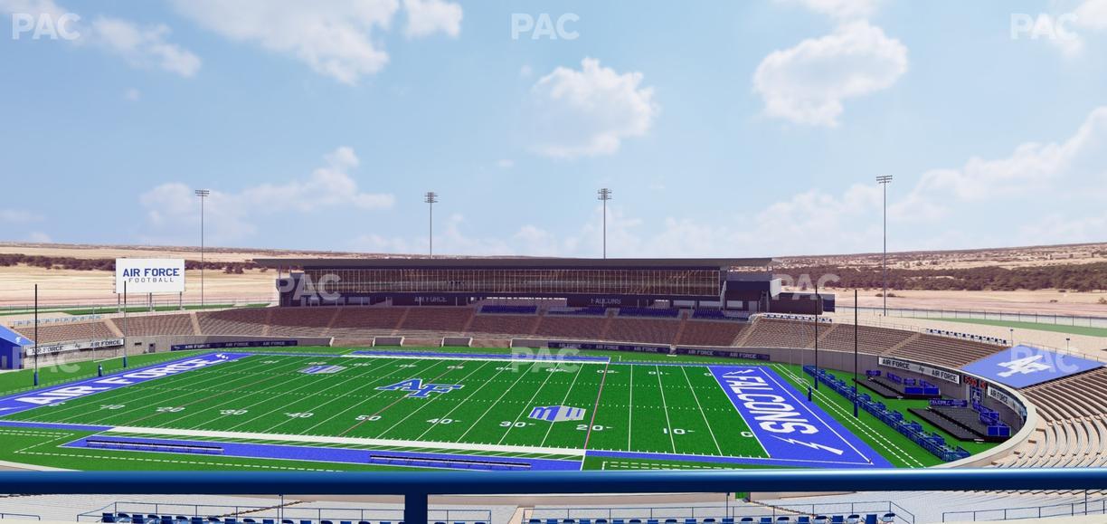Falcon Stadium - Section M 6 Seat View