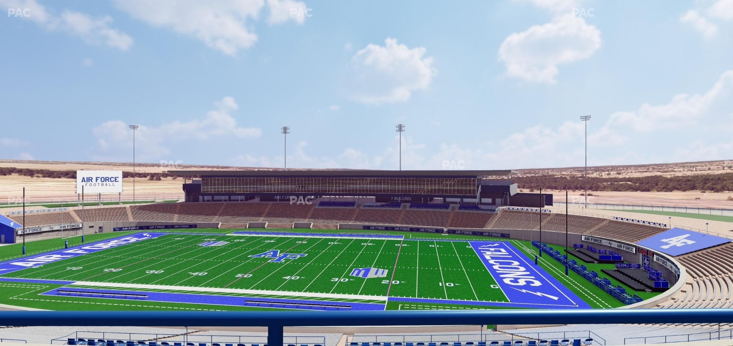 Falcon Stadium - Section M 6 Seat View