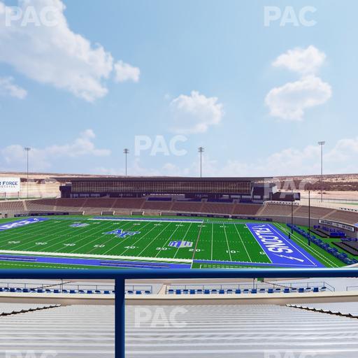 Falcon Stadium - Section M 6 Seat View