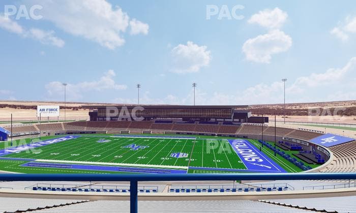 Falcon Stadium - Section M 6 Seat View