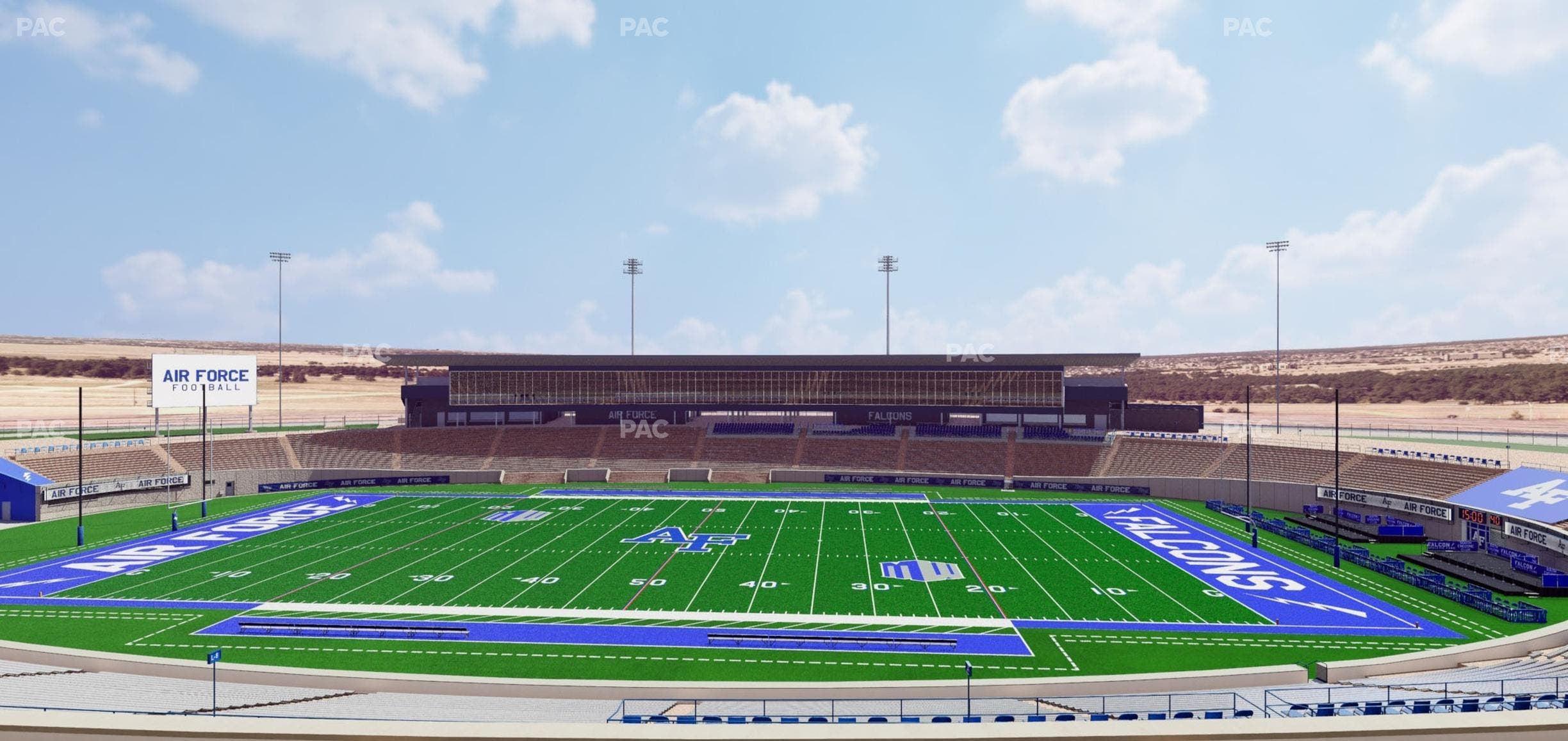 Falcon Stadium - Section M 7 Seat View