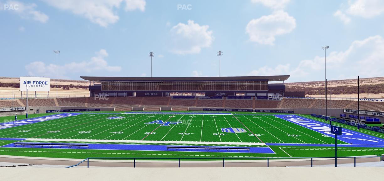 Falcon Stadium - Section M 7 Seat View