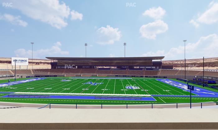 Falcon Stadium - Section M 7 Seat View