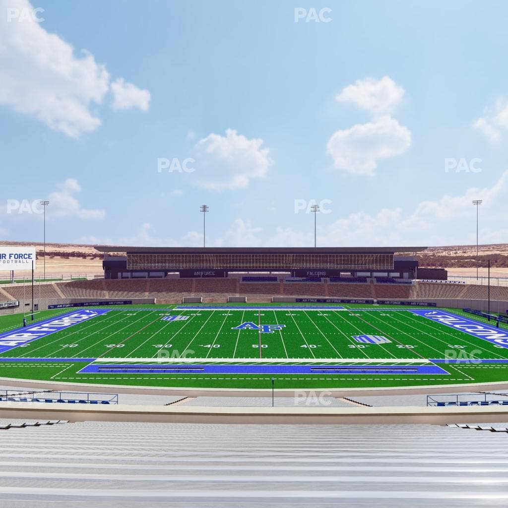 Falcon Stadium - Section M 8 Seat View