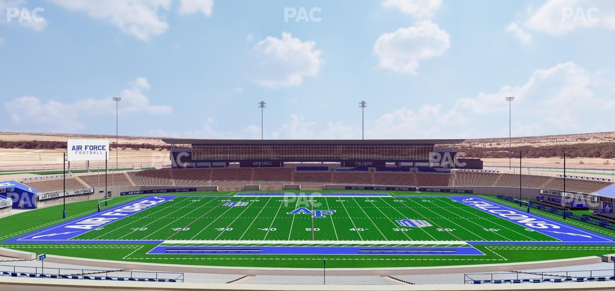 Falcon Stadium - Section M 8 Seat View