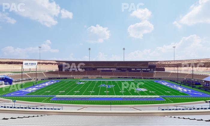 Falcon Stadium - Section M 8 Seat View
