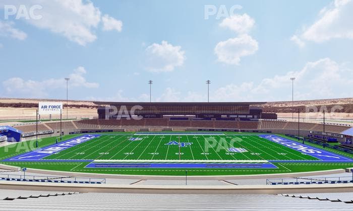 Falcon Stadium - Section M 8 Seat View