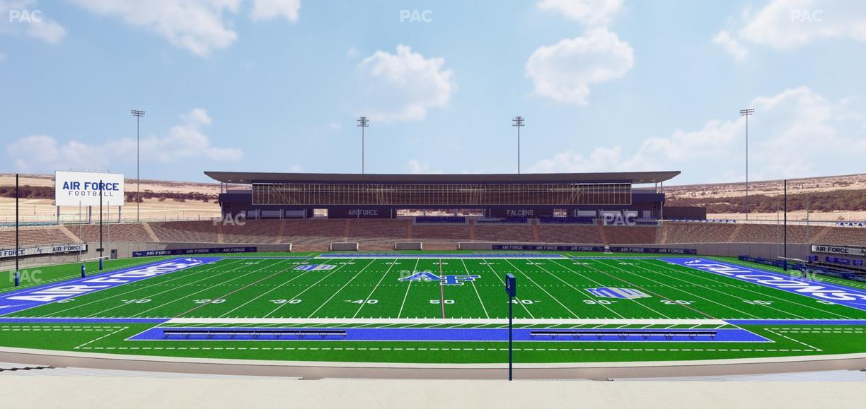 Falcon Stadium - Section M 8 Seat View