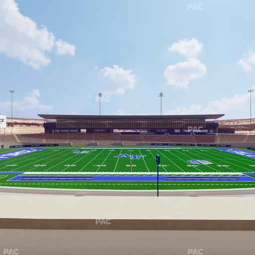 Falcon Stadium - Section M 8 Seat View