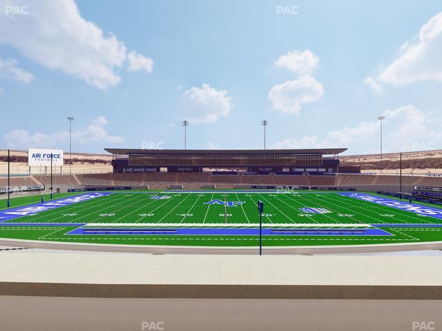 Falcon Stadium - Section M 8 Seat View