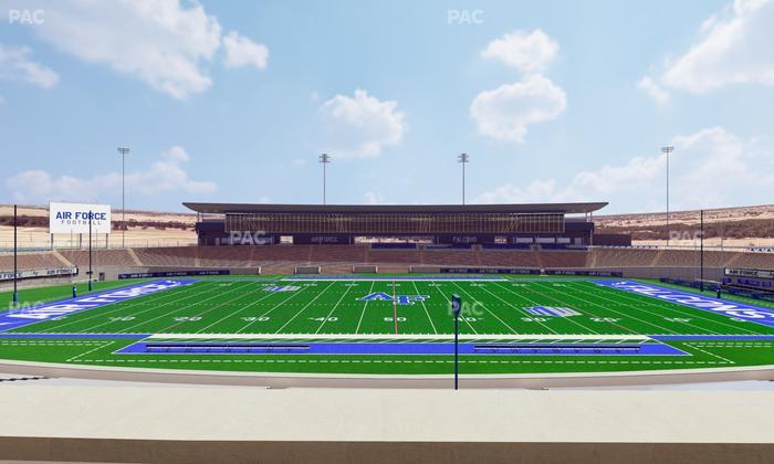 Falcon Stadium - Section M 8 Seat View