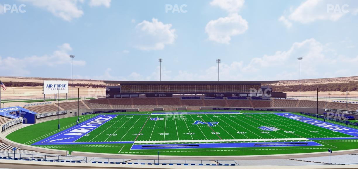 Falcon Stadium - Section M 9 Seat View