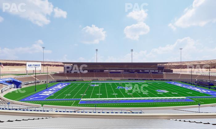 Falcon Stadium - Section M 9 Seat View