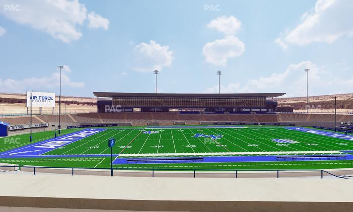 Falcon Stadium - Section M 9 Seat View