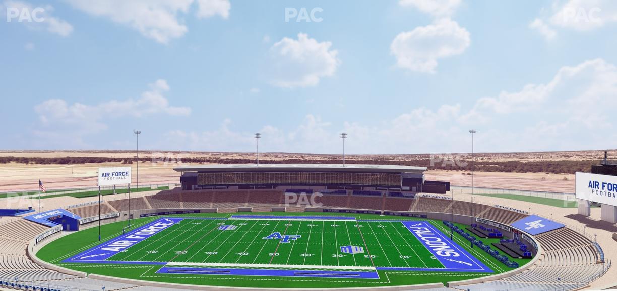 Falcon Stadium - Section Od 6 Seat View