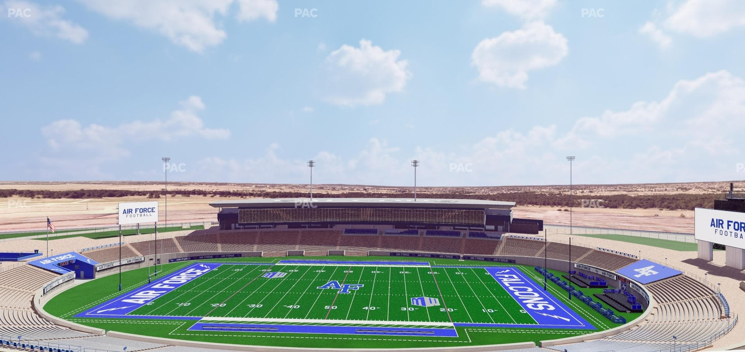 Falcon Stadium - Section Od 6 Seat View