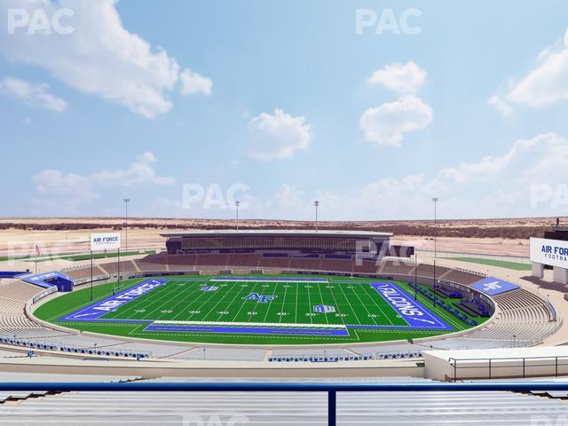 Falcon Stadium - Section Od 6 Seat View