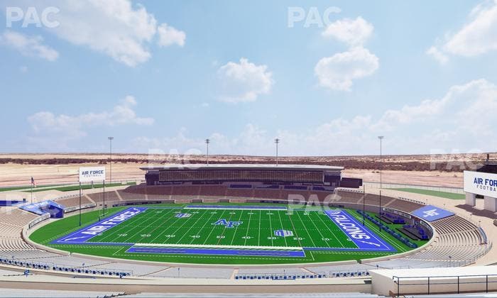 Falcon Stadium - Section Od 6 Seat View