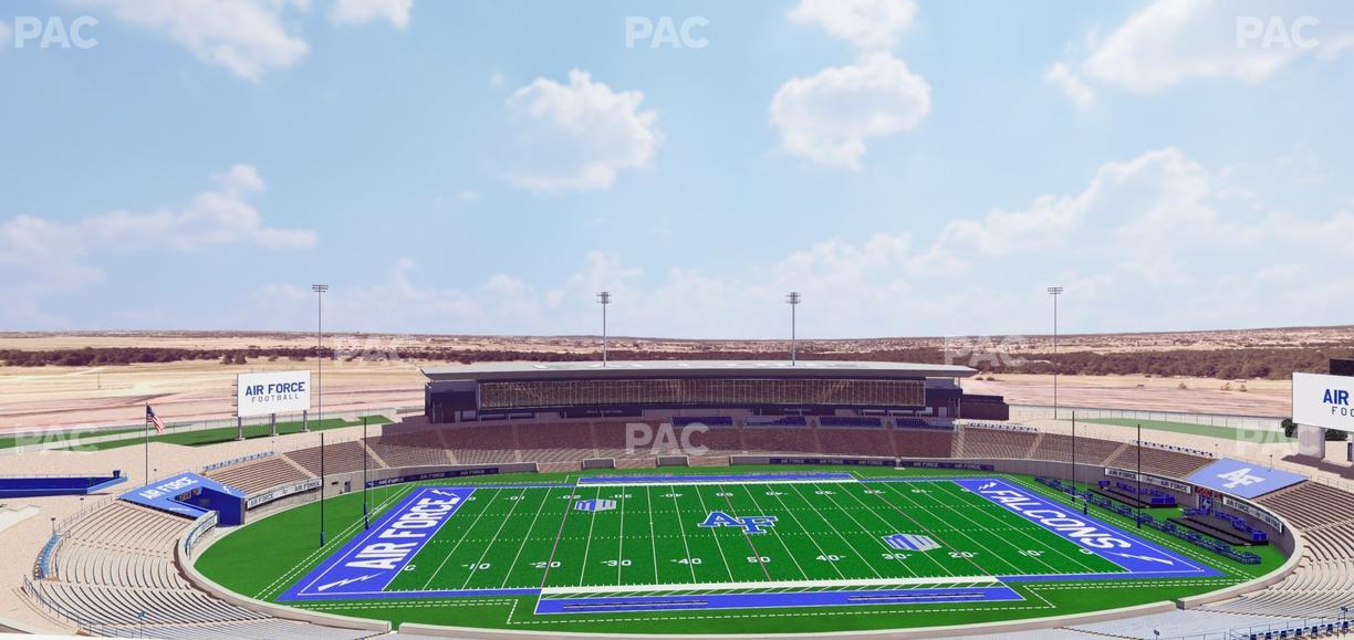 Falcon Stadium - Section Od 8 Seat View