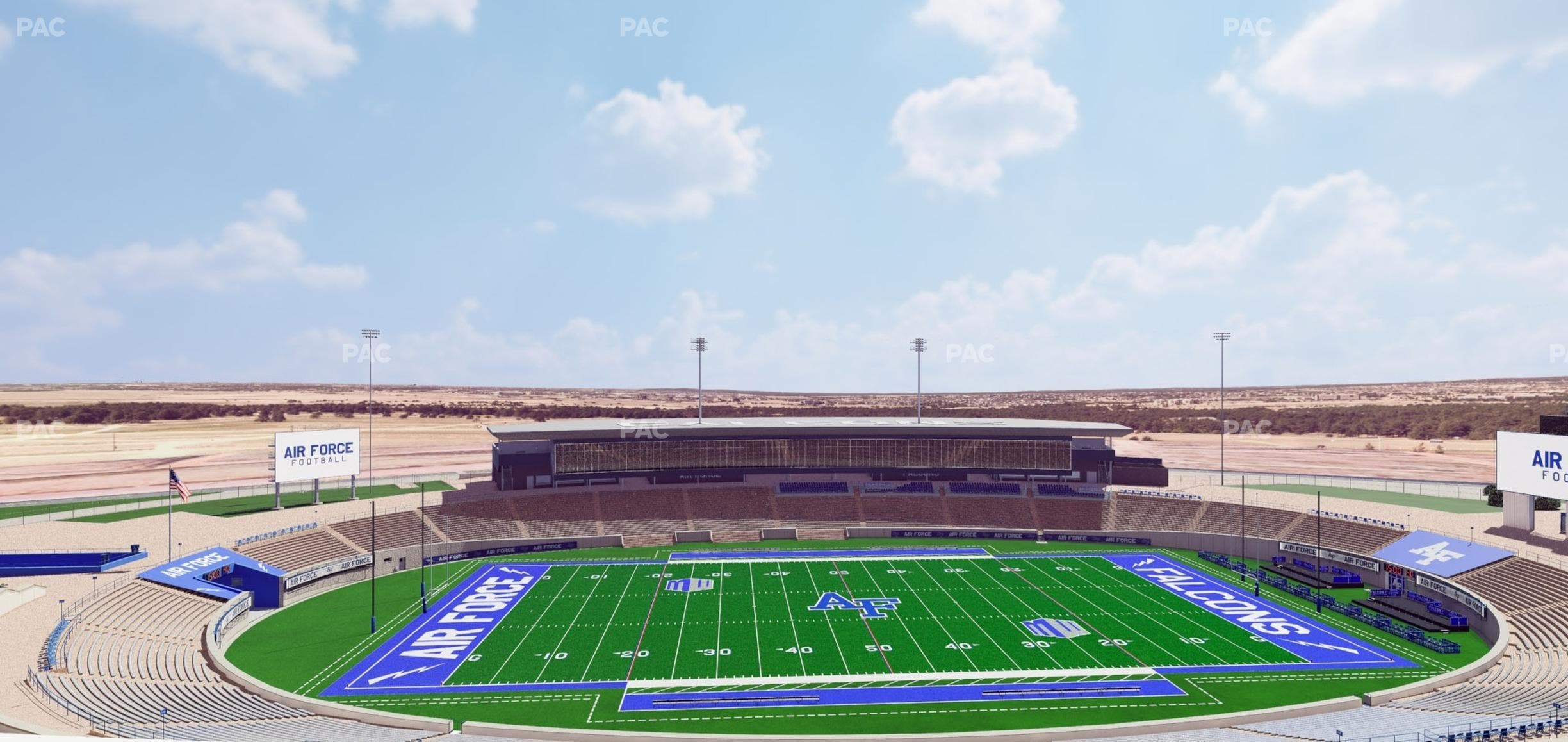Falcon Stadium - Section Od 8 Seat View