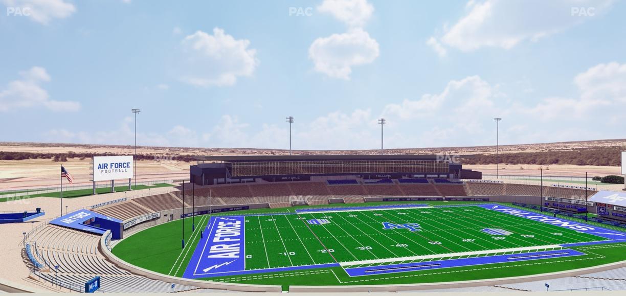 Falcon Stadium - Section U 10 Seat View