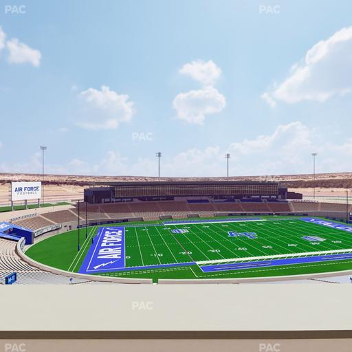 Falcon Stadium - Section U 10 Seat View