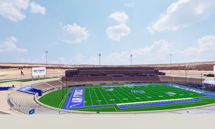 Falcon Stadium - Section U 10 Seat View