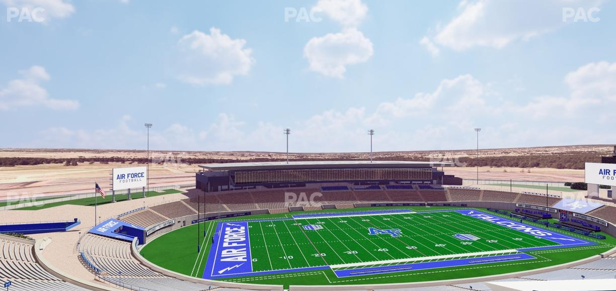 Falcon Stadium - Section U 10 Seat View
