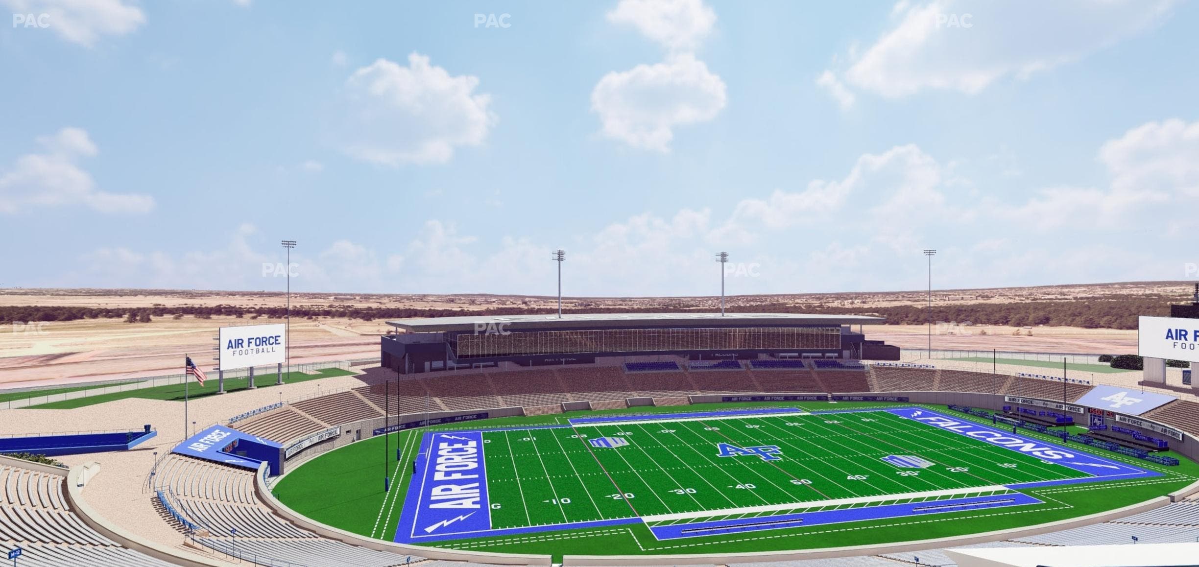Falcon Stadium - Section U 10 Seat View