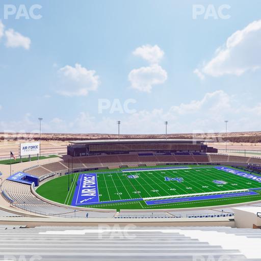 Falcon Stadium - Section U 10 Seat View