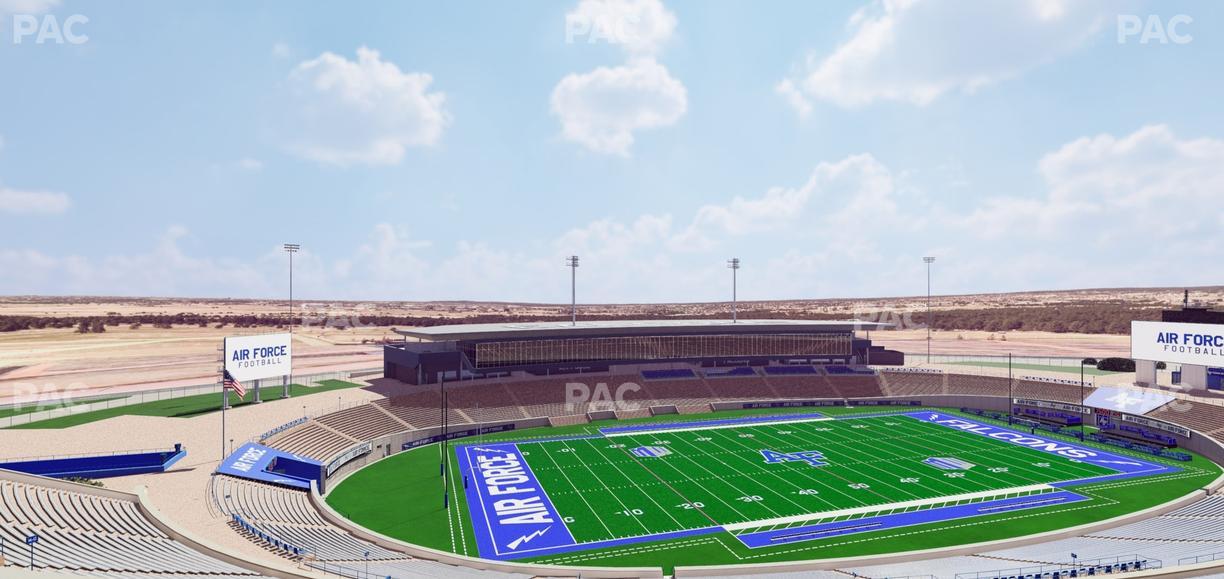 Falcon Stadium - Section U 11 Seat View